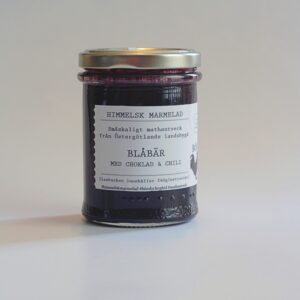 Himmelsk Marmelad (240g) – Blåbär, choklad & chili