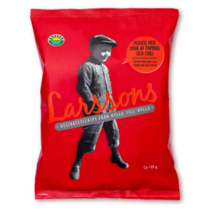 Larssons chips 125 gram – Paprika & Chili