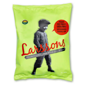 Larssons chips 125 gram – Grön Sparris