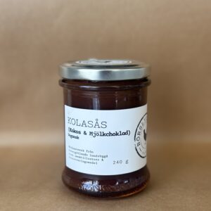 Himmelsk kolasås (230g) – Mjölkchoklad & kokos (vegansk)